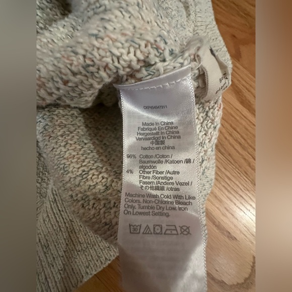 Madewell Rainbow Marled Wakefield Button Front Tank Small Cotton blend - Picture 9 of 11